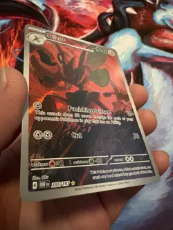 Pokemon Scizor 205/197 Illustration Rare Holo Card Obsidian Flames Mint - Image 2