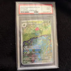 Pokemon TCG Ivysaur Scarlet & Violet 151 IR #167/165 psa 9 - Image 1