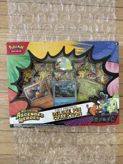 Pokemon Ascended Heroes First Partner Deluxe Pin Collection Sealed New - Image 1