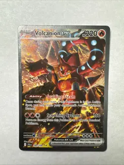 Volcanion ex Special Illustration Rare SIR Journey Together Pokemon TCG 182/159 - Image 1