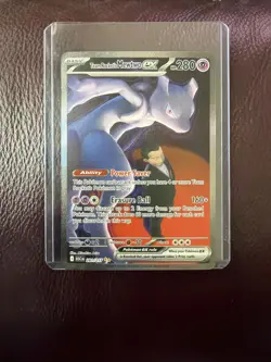 Team Rockets Mewtwo EX 281/217 PSA Contender Pokemon TCG - Image 1