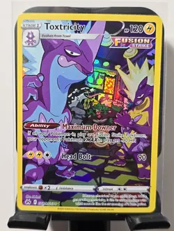 2023 Toxtricity - GG09/GG70 - Pokemon Crown Zenith Galarian Gallery Holo Card - Image 1