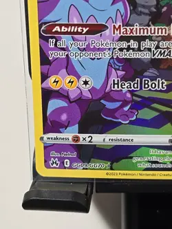 2023 Toxtricity - GG09/GG70 - Pokemon Crown Zenith Galarian Gallery Holo Card - Image 5