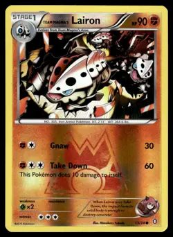 Team Magma’s Lairon #13 - Reverse HOLO - Pokemon Double Crisis - NM - Image 1