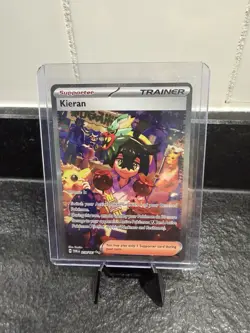 Pokemon Kieran Sv06: Twilight Masquerade Illustration Rare Holo Trainer 218/167 - Image 1