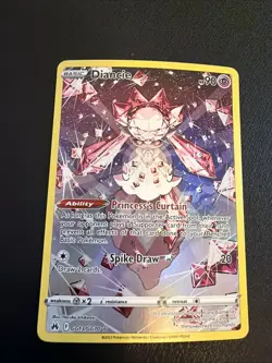Pokemon - GG13/GG70 Diancie SWSH Crown Zenith Galarian Gallery Holo Ultra Rare - Image 2