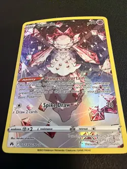 Pokemon - GG13/GG70 Diancie SWSH Crown Zenith Galarian Gallery Holo Ultra Rare - Image 4