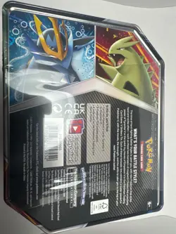 Pokemon TCG: Tyranitar V Strikers Factory Sealed 5-Pack Tin 2021 - Image 2