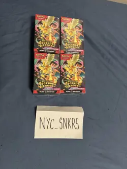 Pokemon TCG: Mega Evolution-Ascended Heroes Booster Bundle (6 Packs) Lot Of 4 - Image 1