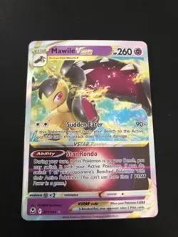 Pokemon Mawile VStar 71 Silver Tempest Holo Ultra Rare 71/195 TCG MINT - Image 1