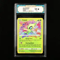 TQG 10 PRISTINE 2020 Pokemon ENG Celebi #SWSH-VV D 009/185 - Image 1
