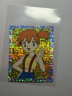 1999 Misty S28 Special Glitter Insert Pokemon Sticker Topps Merlin Nintendo - Image 1