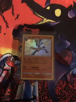 Lucario Hidden Fates SV22/SV94 Holo Shiny Holo Rare Pokemon TCG - Image 1