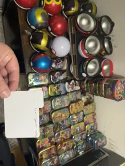 Pokemon Tin Storage Containers Lot Empty - Image 1