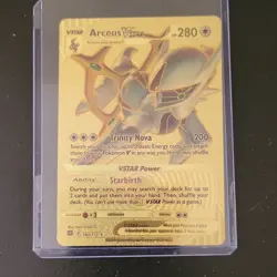 Pokemon Arceus XY197 XY Promo Holo Basic 130 HP Metal English - Image 1