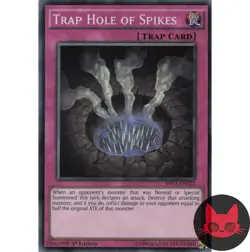 Yugioh Trap Hole of Spikes MILI-EN022 Super Rare 1st Edition NM - Image 1