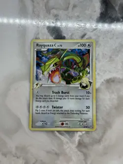 2009 Rayquaza C platinum Holo Supreme Victors #8 /147 NM Pokemon Rare - Image 1