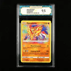 TQG 9.5 Mint+ 2020 Pokemon ENG Zamazenta #SWSH-VV D 102/185 AR - Image 1