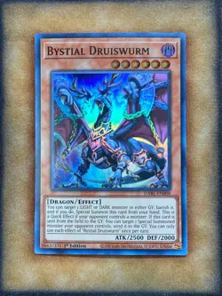 Yugioh Bystial Druiswurm DABL-EN008 Super Rare 1st Ed NM - Image 1