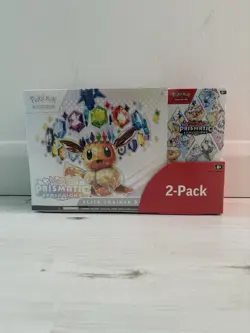 Pokemon TCG Prismatic Evolutions Costco 2 Pack - ETB & Booster Bundle Sealed New - Image 1
