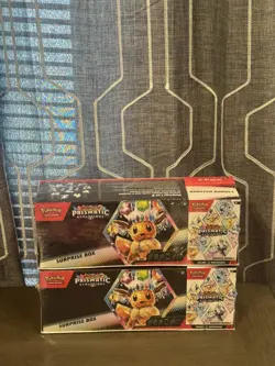Pokemon Prismatic Evolutions Surprise Box + Booster Bundle Sams Club Sealed (2) - Image 1