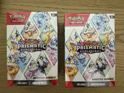 Pokemon TCG Prismatic Evolutions Booster Bundle Factory Sealed 2 Boxes - Image 1