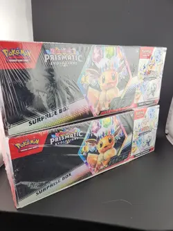Pokemon Prismatic Evolutions Surprise Box Booster Bundle Lot of 2 Sealed - Image 1