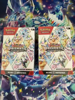 Pokemon TCG Prismatic Evolutions Booster Bundle X 2 New And Sealed - Image 1