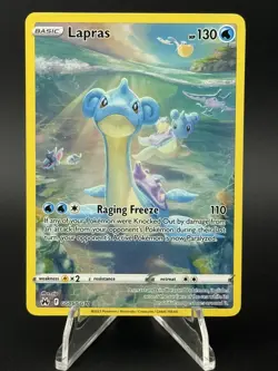 Lapras GG05/GG70 Crown Zenith: Galarian Gallery Ultra Rare Holo Pokemon Card - Image 1