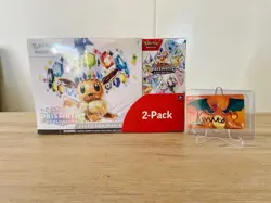 POKEMON TCG PRISMATIC EVOLUTIONS SV8.5 COSTCO 2 PACK BUNDLE ETB & BOOSTER BUNDLE - Image 1