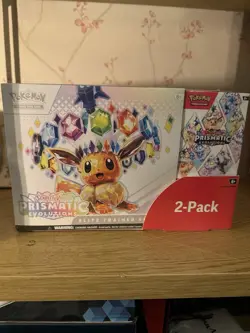 Pokemon TCG Sealed Prismatic Evolutions ETB + Booster Bundle - Image 1