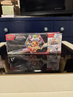Pokemon TCG Prismatic Evolutions Surprise Box & Booster Bundle Sams Club SEALED - Image 1