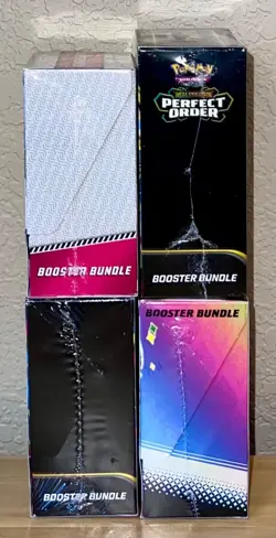 Pokemon Booster Bundle Lot Prismatic Evolutions, White Flare, Perfect,Phantasmal - Image 2