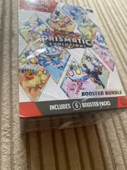 Pokemon TCG Prismatic Evolutions Booster Bundle 6 Packs - Big Tear - Image 3