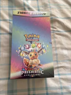 Pokemon TCG: Prismatic Evolutions Booster Bundle Display Case New & Sealed - Image 2