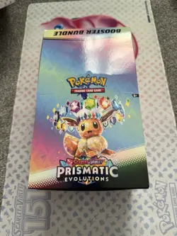 Pokemon TCG: Prismatic Evolutions Booster Bundle Display Case unsealed - Image 1