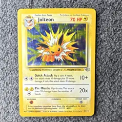 Pokemon TCG Jolteon Jungle 4/64 Holo Rare 70 HP 10+ 20x 1999 Wizards - Image 1