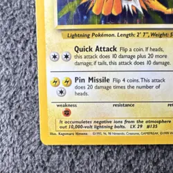 Pokemon TCG Jolteon Jungle 4/64 Holo Rare 70 HP 10+ 20x 1999 Wizards - Image 5