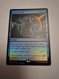 FOIL Force Of Will Dominaria Remastered MTG Magic the Gathering Cards See Photos - Image 1