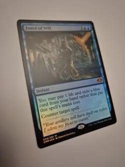 FOIL Force Of Will Dominaria Remastered MTG Magic the Gathering Cards See Photos - Image 3