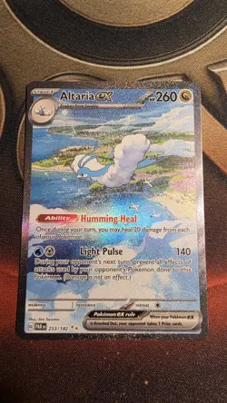 Pokemon TCG Altaria EX Paradox Rift Holo Card 253/182 - Image 1
