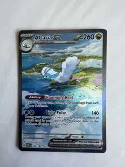 Pokemon TCG Altaria EX Paradox Rift Holo Card 253/182 Special Illustration Rare - Image 1
