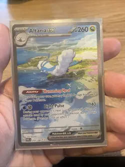 Pokemon TCG Altaria EX Paradox Rift Holo Card 253/182 - Image 1