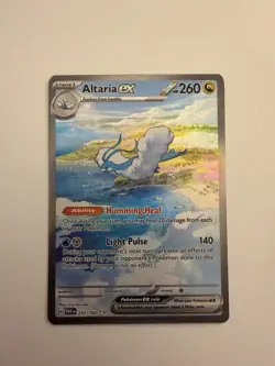 Pokemon TCG Altaria EX Paradox Rift Holo Card 253/182 Pulled From A Pack Myself - Image 2