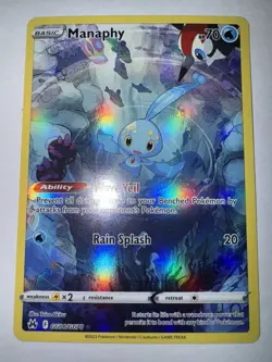 Manaphy GG06/GG70 - Crown Zenith: Galarian Gallery Holo Card (NM/NM+) - Image 1