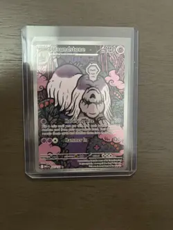 Pokemon TCG Houndstone Mega Evolution: Base Full Art Rare Card 145/132 - Image 1