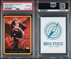 DON!! Card (Boa Hancock) (Gold) Extra Booster: One Piece Heroines Edition PSA 10 - Image 3