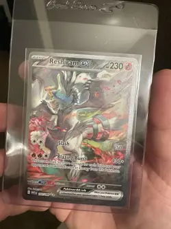 Reshiram EX 166/086 White Flare Holo Rare Card Special Illustration - Image 1