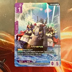 Gundam Card Game: ST09-010 Minerva C+ Full-art Foil - Image 1