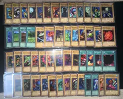 Yugioh! LOB-E 1st Ed Legend of Blue Eyes Incomplete 53 Card Common Set EURO - Image 1